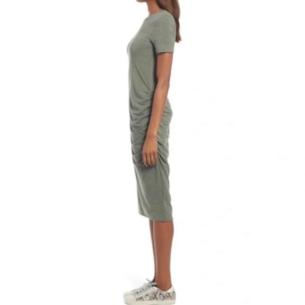Treasure & Bond by Nordstrom Side Ruched Bodycon Midi Dress - Picture 2 of 8